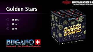 Bugano Feuerwerksbatterie Golden Stars