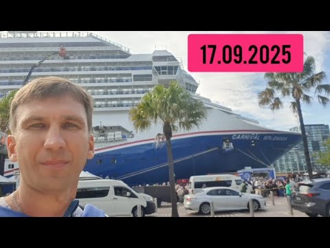 Thumbnail for Carnival Splendor. Check out,  otside. Sydney. 17/09/2025. #sydney #walking #australia #check 