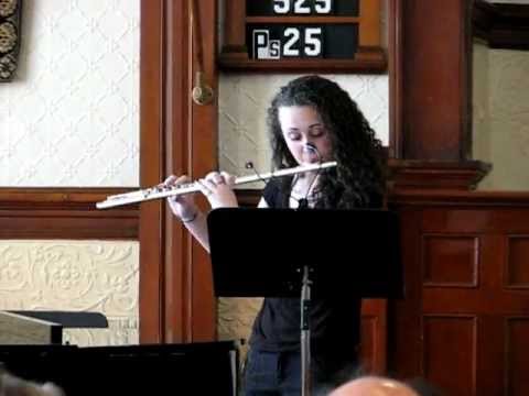 Cassandra plays flute!
