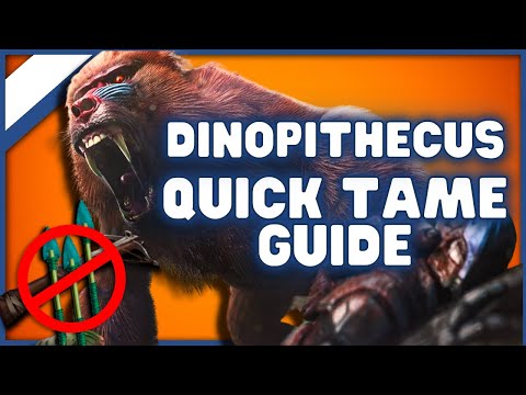 How To Tame A Dinopithecus Ark Taming Guide Lost Island