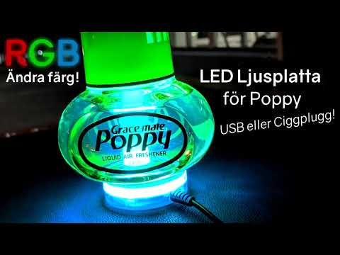 Support poppy Grace Mate led RGB prise AC