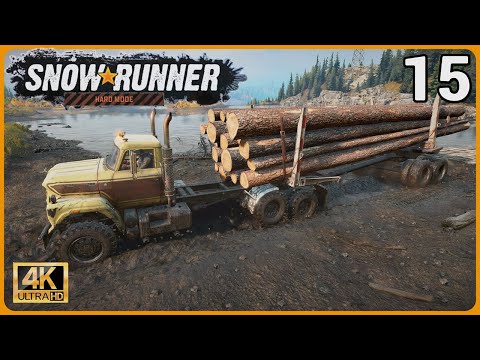‘Timber For The Locals’ Complete | SnowRunner Hard Mode #15 [PS5 4K]