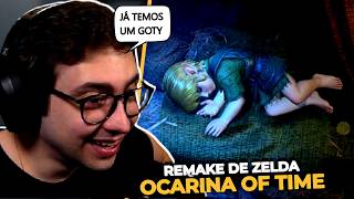 Alan reagindo ao trailer de Zelda Ocarina of Time REMAKE