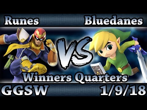 GGSW 66 - Runes (C.Falcon) Vs. Bluedanes (Toon Link) Smash Wii U Winners Quarters - Smash 4