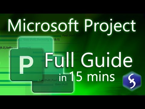 Microsoft Project - Tutorial for Beginners in 15 MINS!  [ COMPLETE GUIDE ]