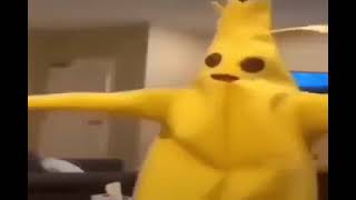 guy dressed as the fortnite banana skin dances then turns around to a noise
