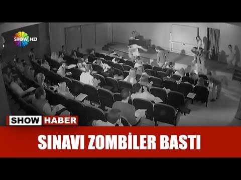 Sınavı zombiler bastı