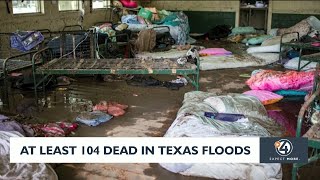 At least 104 dead in Texas floods