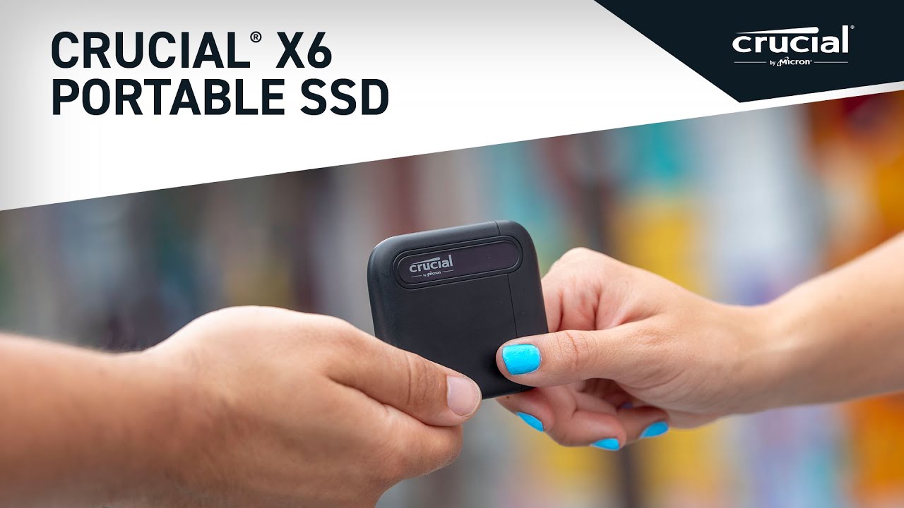 Crucial SSD externe X6 Portable 1000 GB