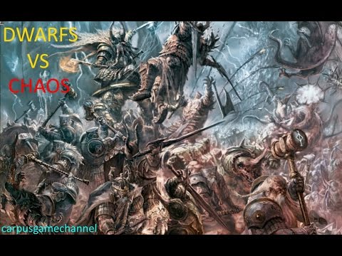 Total War: Warhammer Dwarfs vs Chaos