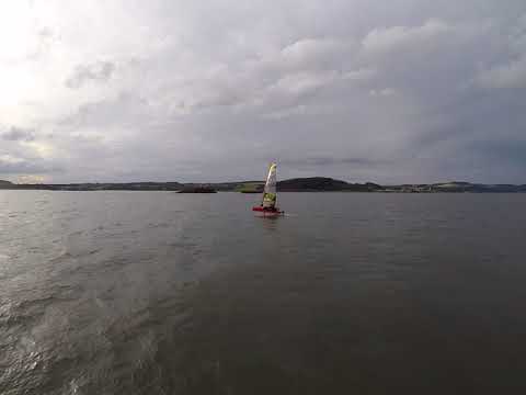 Andy Marshal first Waszp gybe