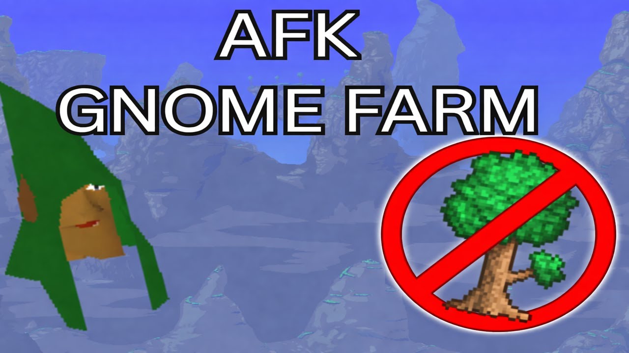 How To Farm Gnomes (No Living Tree) - Terraria