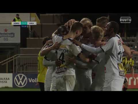 Veikkausliiga: FC Honka - FC Haka 1-2 (27.9.) maalikooste