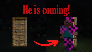 This door is glitched and Missing player will come through it! (Minecraft Creepypasta)