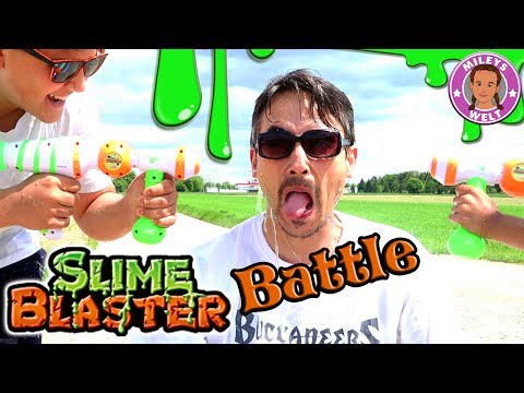 EKELIGE SCHLEIMSCHLACHT Slime Blaster Pistolen - Wasserpistolen | MILEYS WELT