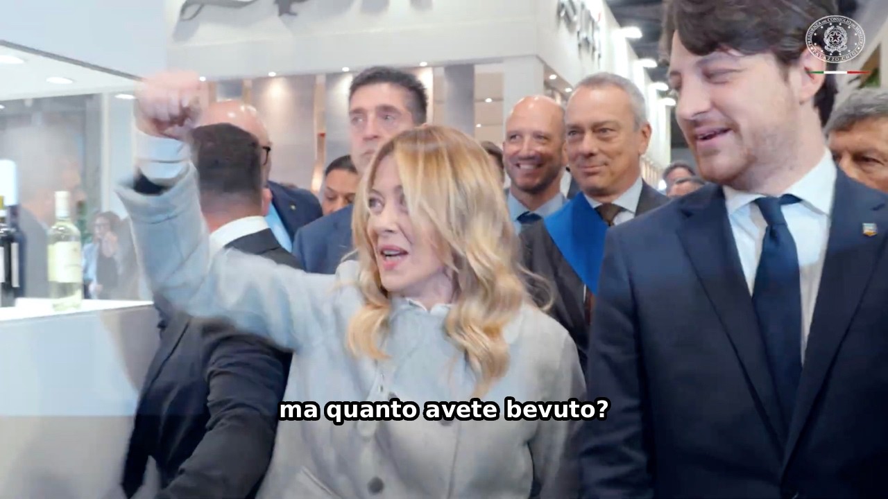 GIORGIA MELONI AL VINITALY