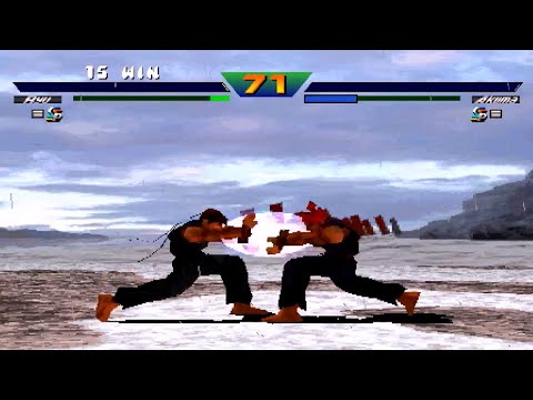 [TAS] Evil Ryu VS Akuma (Street Fighter EX Plus Alpha)
