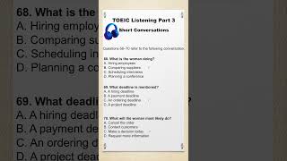 TOEIC Listening 🎧 #englisheveryday #toeiclistening #toptrending #hoctienganhmoingay #englishroutine