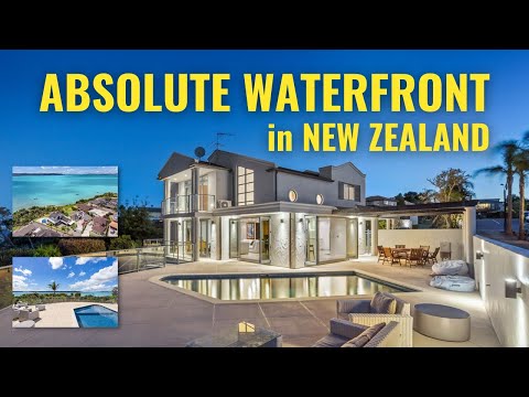 Absolute Waterfront Resort Styled Home in New Zealand