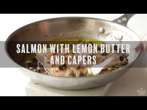 Salmon with Lemon-Butter and Capers