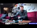 Charlie Brooker of BBC Newswipe on Live reports annoyance