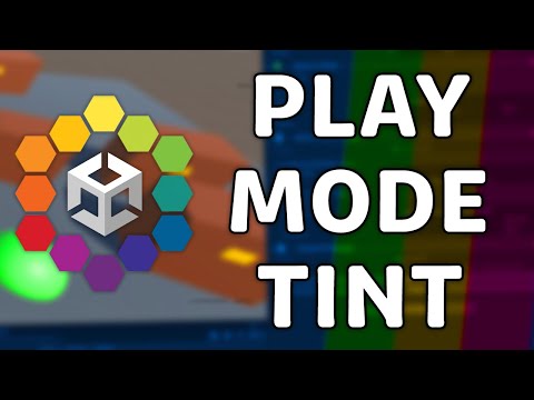 How To Tint Play Mode In Unity | Great Way To Not Lose Changes | Unity Quick Tips