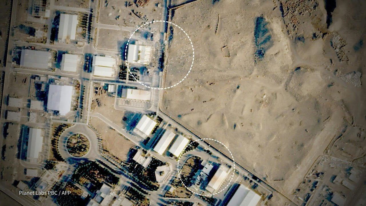 Video | ANIMATED MAP: Iran's Natanz nuclear site hit by strikes | AFP Animé