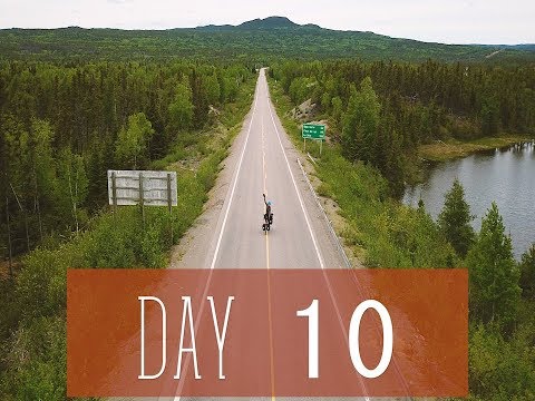 Day 10 -  Biking in 4 DEGREE WEATHER - Crossing Canada Solo at 22