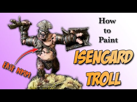 Easy Non-Metallic Metals on a Troll - Middle Earth Strategy Battle Game