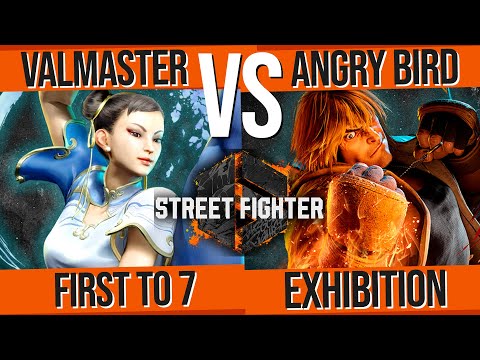 [SF6] HIGH LEVEL GAMEPLAY - Valmaster vs AngryBird - FT7 Exhibition