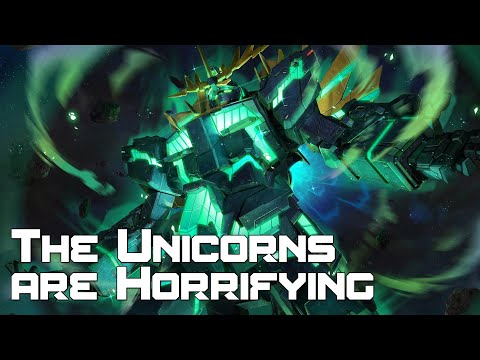 The Unicorn Gundam is Horrifying (all 3 of them)