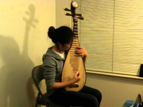 Pipa Solo Rhythmic improvisation by Fan Yi,  2011 Youtube Symphony