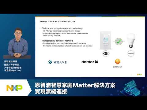 恩智浦智慧家庭Matter 解決方案 實現無縫連接─NXP