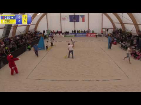 BEACHVOLLEY Slukova Hermannova-Bonnerova Nakladalova  CEV Satellite Pelhrimov semifinal