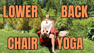 10 Minutes Chair Yoga for Lower Back Pain
