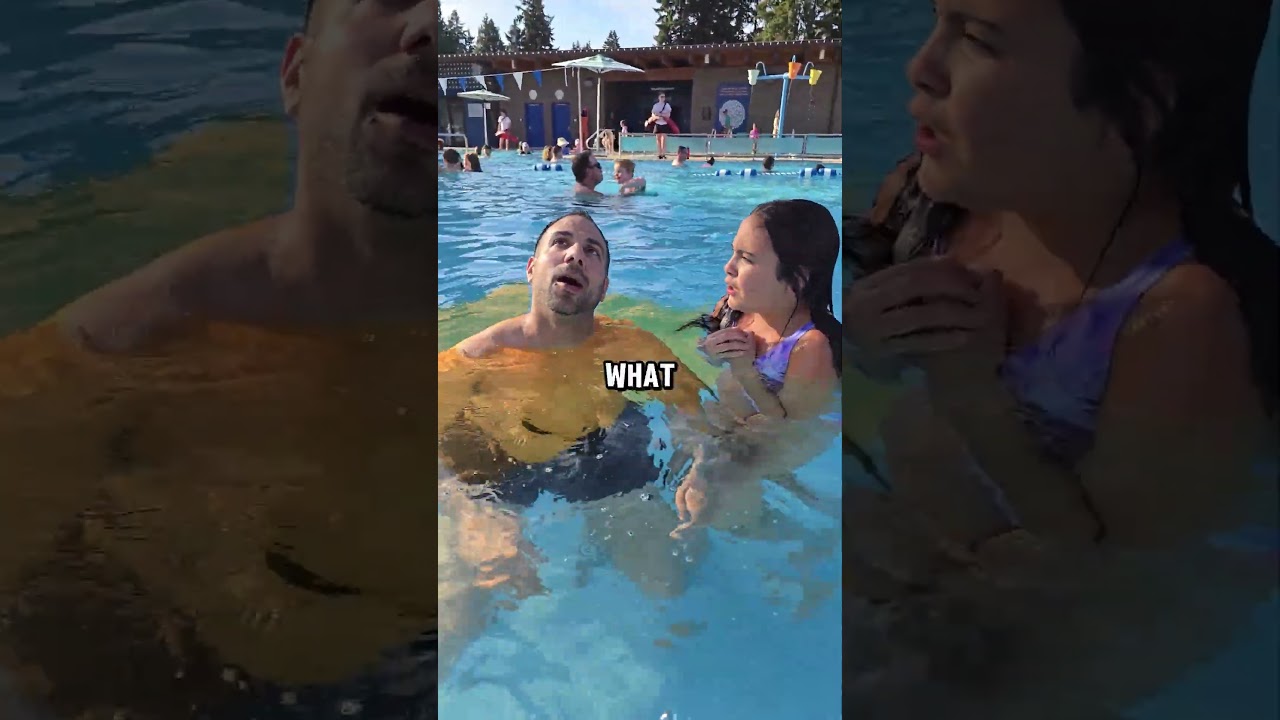 Eww, Pee in the pool to stay warm