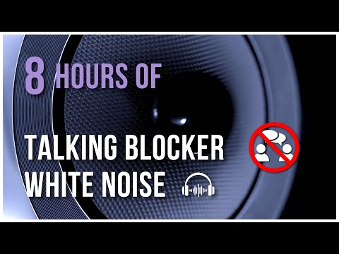 Background Talking Blocker | 8 Hours of Sound Masking #WhiteNoise