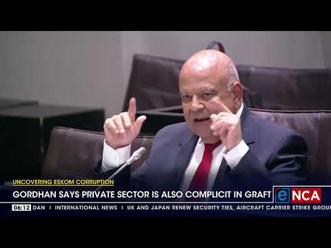 Uncovering Eskom corruption | Gordhan says private sector is also complicit in graft