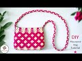 Macrame Bag Beautiful Designed Macrame Sling Bag Tutorial Macrame Purse New Design