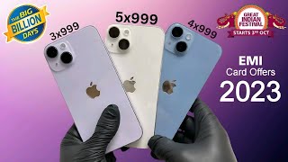 All iPhone Price in Flipkart BBD Sale Reveal 😍 | Amazon Sale 2023 | Bank Offers | Emi Avilable?