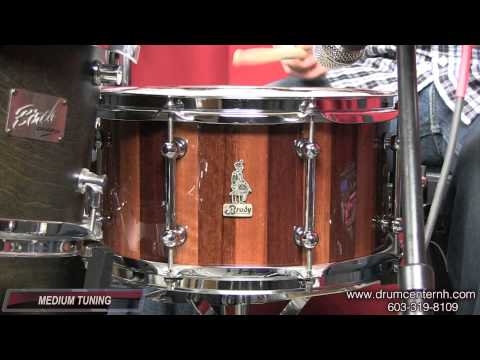 Video Demo: Brady Jarrah Block 2-Tone Gloss Snare Drum 7x13