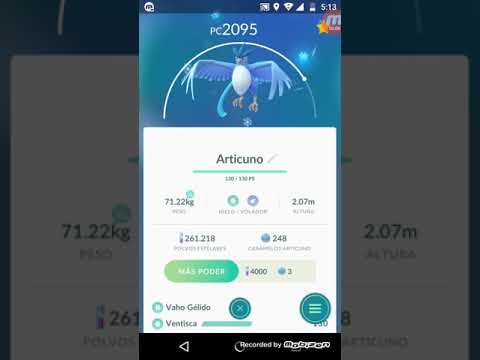 Articuno 100% lvl 40