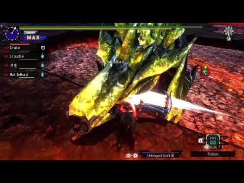 MHGU - Valor LS vs Raging Brachydios (online)