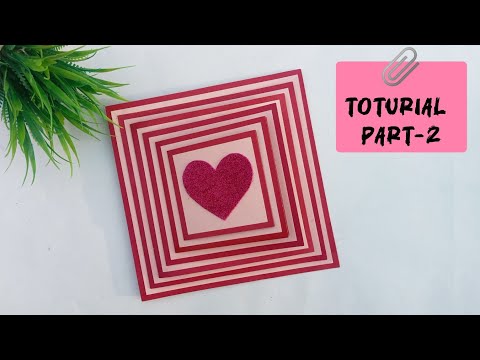 Handmade Birthday Card for Sister | Pyramid Card | Tower Card | Birthday Album | Toturial Part-2 