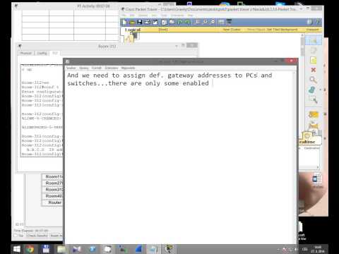 CCNA 2 Packet Tracer Activity 6.3.3.6 solution