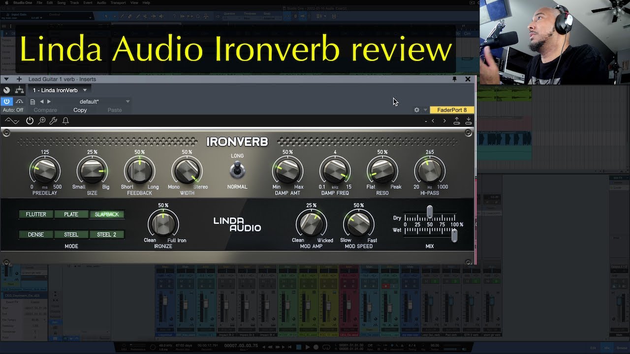 Linda Ironverb review - a reverb with a unique iron modulation - YouTube