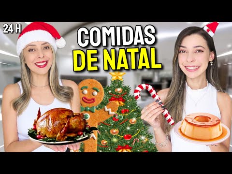 24 HORAS COMENDO COMIDAS DE NATAL 🔥