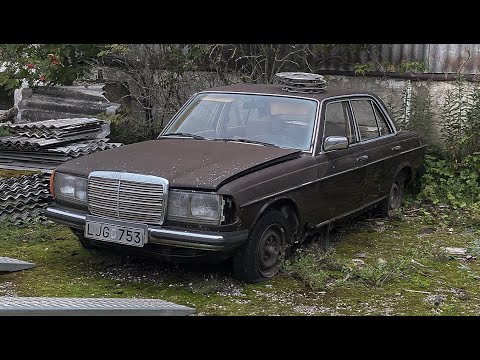 Starting Mercedes-Benz w123 250 (6 Cylinder) After 10 Years + Test Drive
