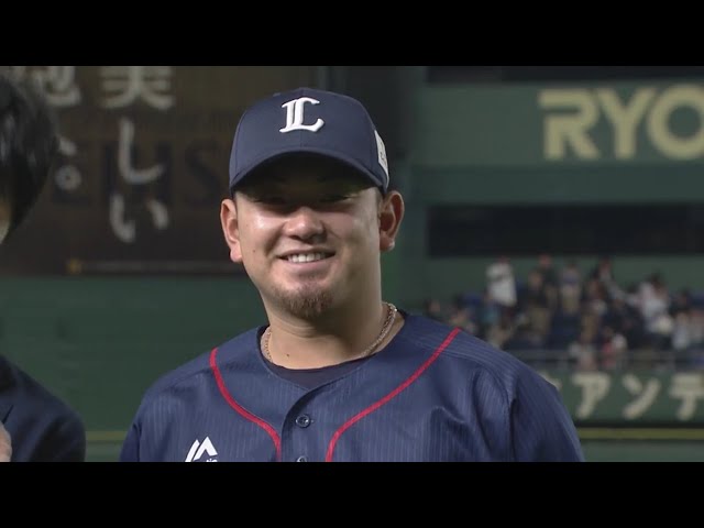 ライオンズ・森選手ヒーローインタビュー 2019/4/6 F-L