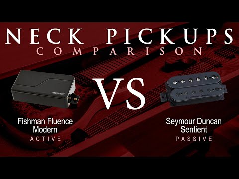 Fishman FLUENCE MODERN (ceramic) vs Seymour Duncan SENTIENT - Neck Pickup Guitar Tone Comparison